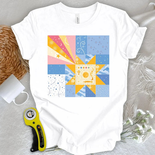 Celestial Patchwork T-shirt