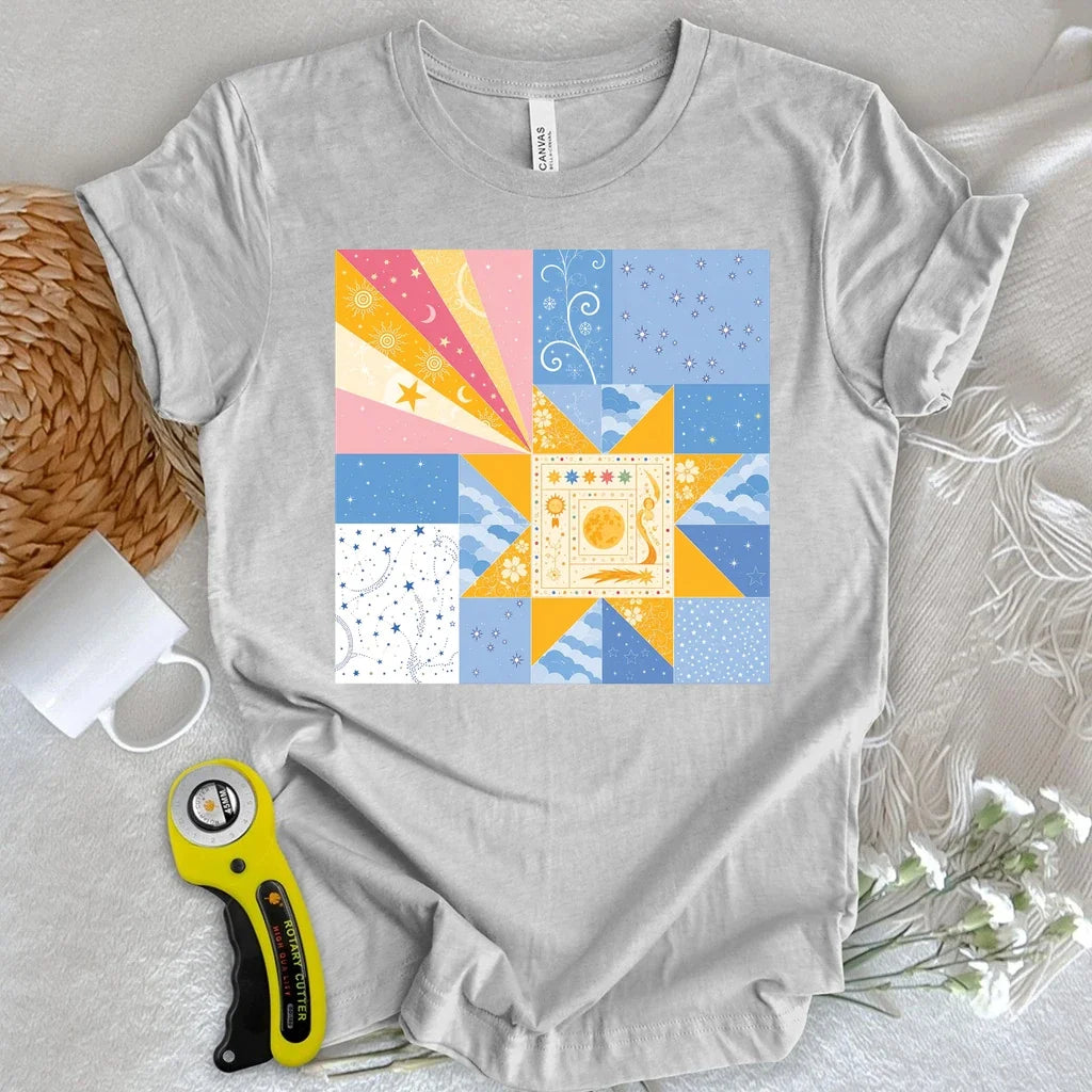 Celestial Patchwork T-shirt