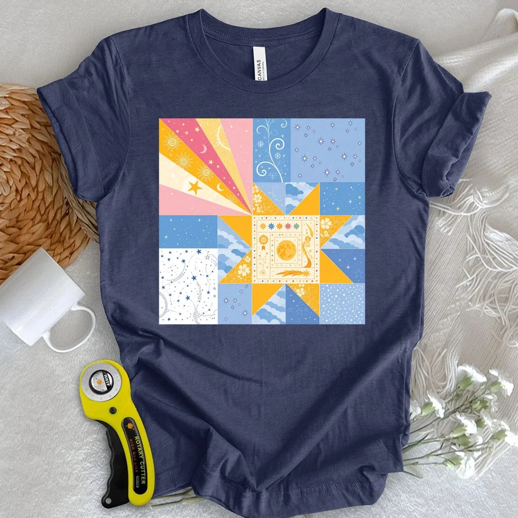 Celestial Patchwork T-shirt
