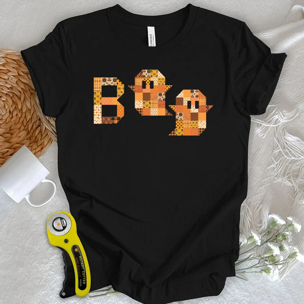 Patchwork Boo T-shirt