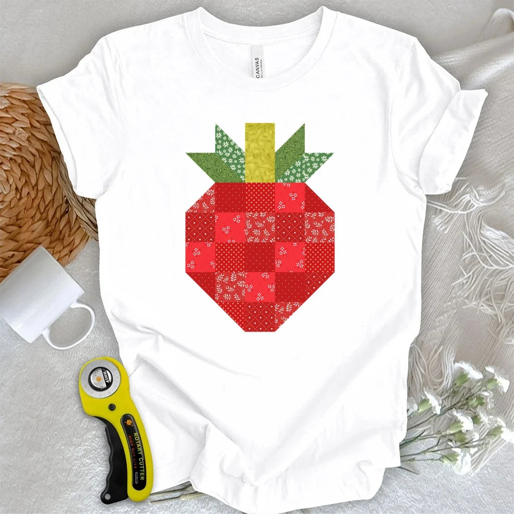 Patchwork Strawberry T-shirt