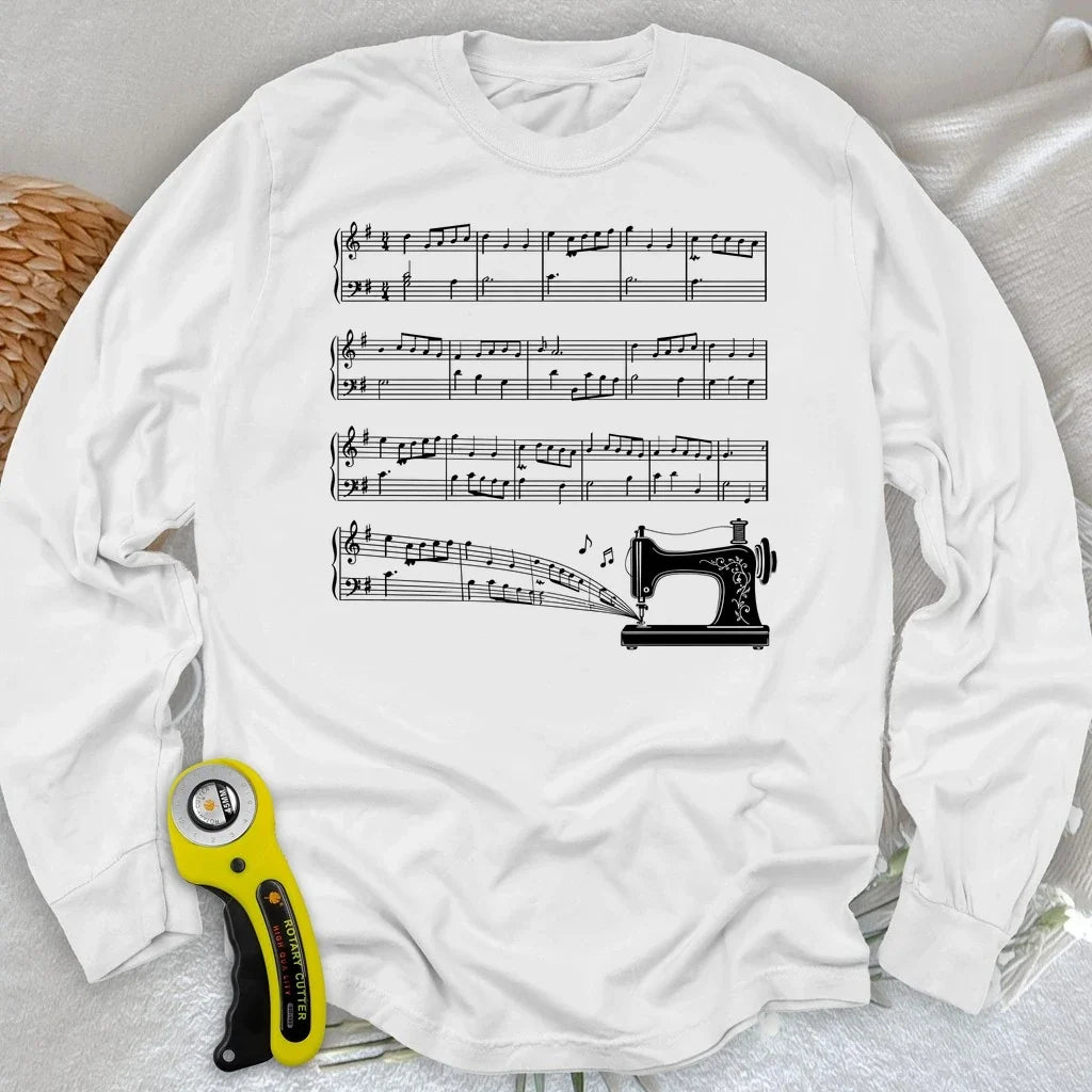 Sewing My Own Melody Long Sleeve T-shirt