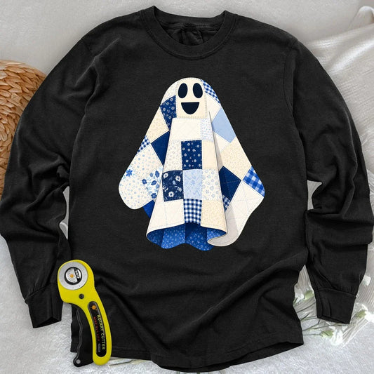 The Little Quilted Ghost Long Sleeve T-shirt
