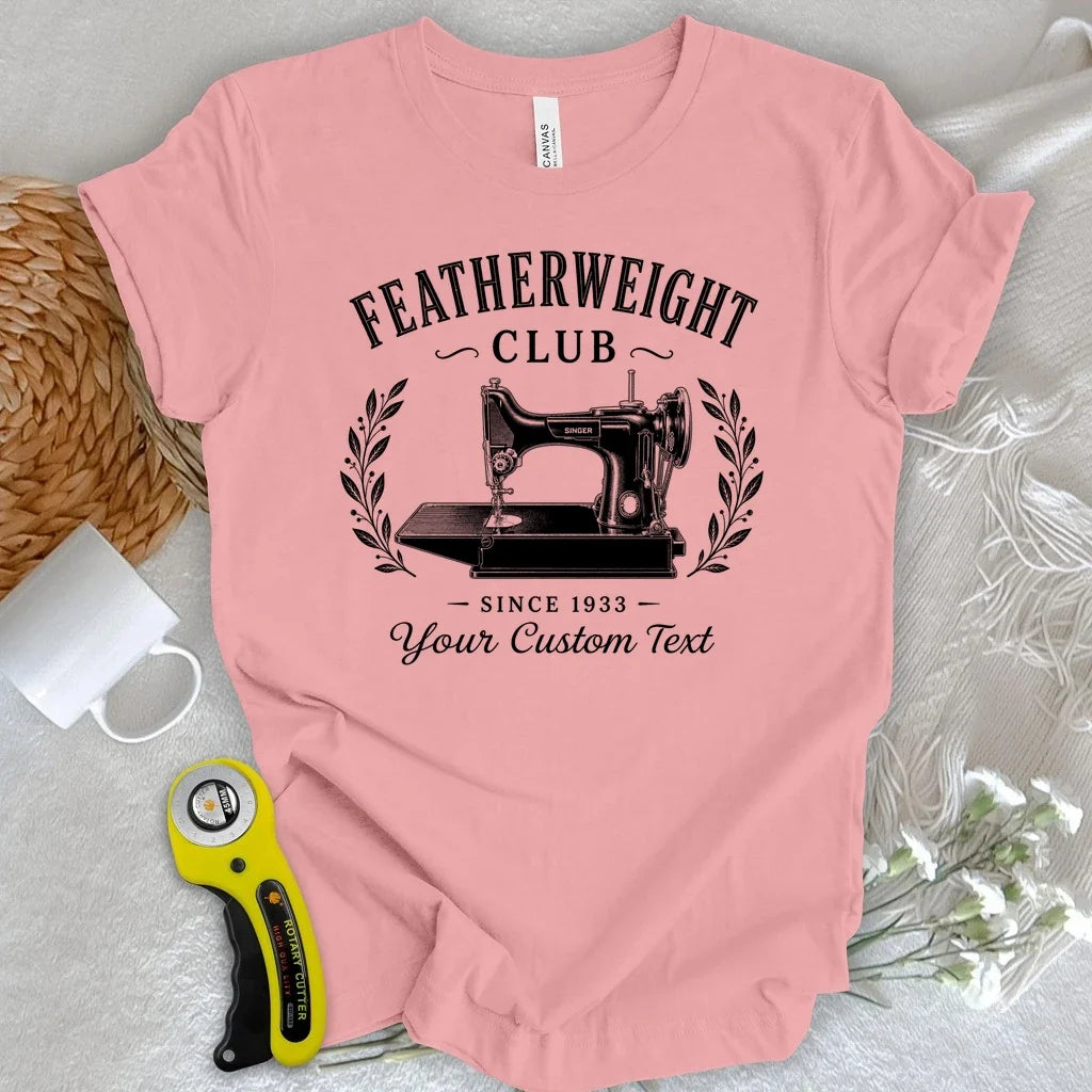 "Custom Name" Featherweight Club T-shirt