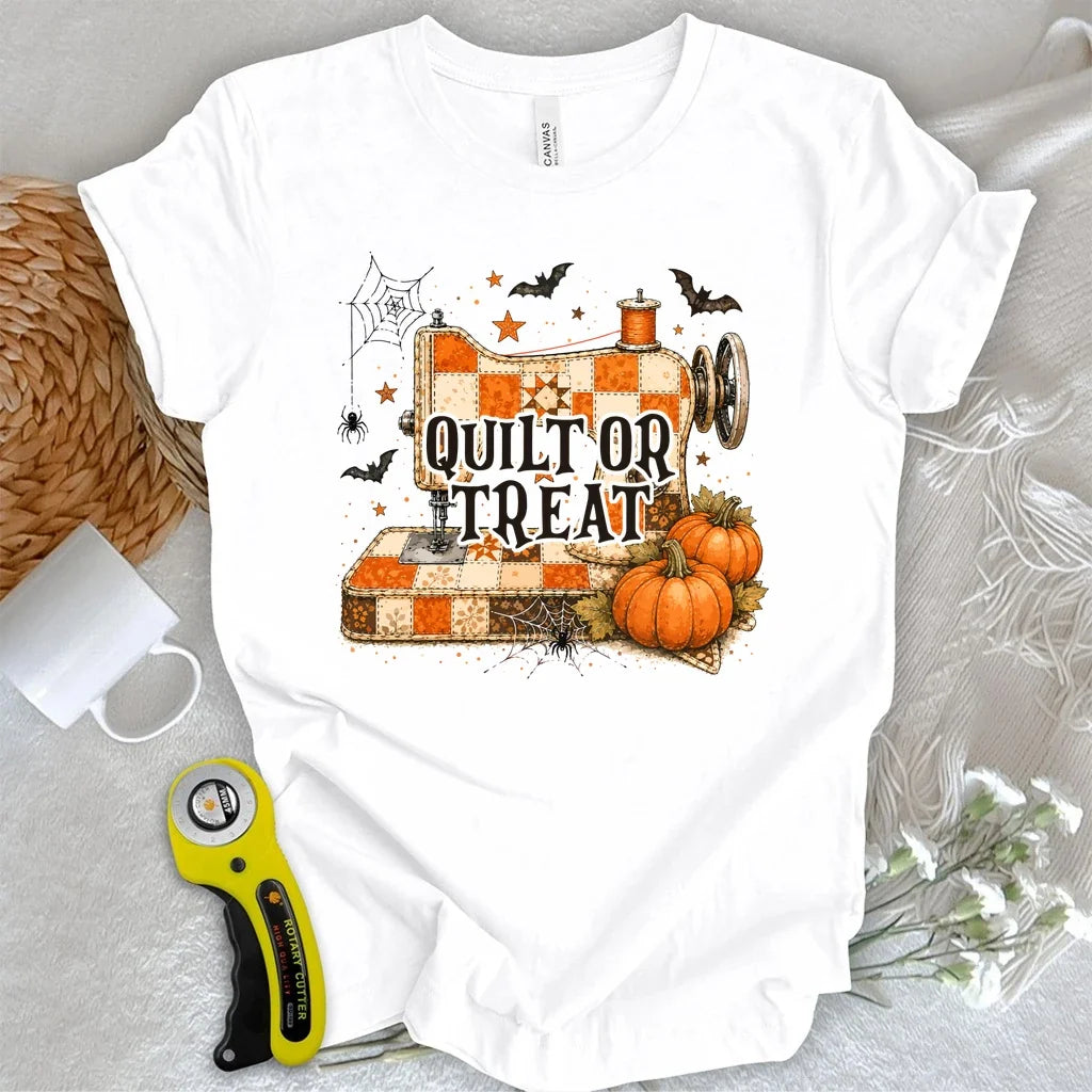 Quilt or Treat Patchwork T-shirt