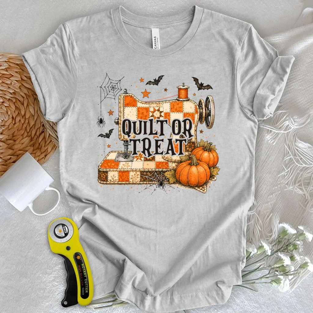 Quilt or Treat Patchwork T-shirt