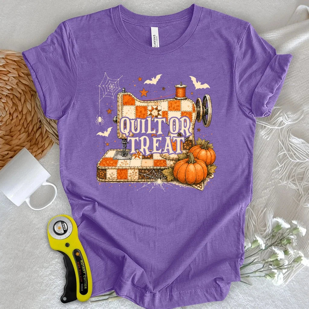 Quilt or Treat Patchwork T-shirt