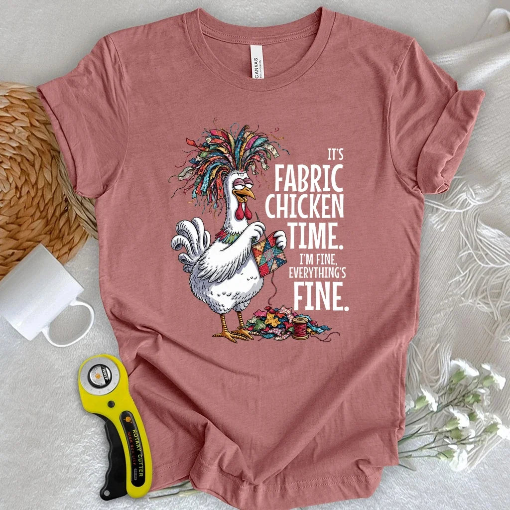 Fabric Chicken Time T-shirt