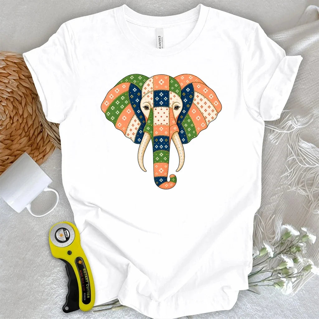 Elephant Patchwork T-shirt