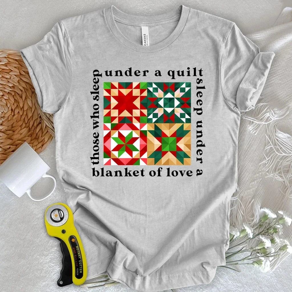 Blanket of Love Quilt T-shirt