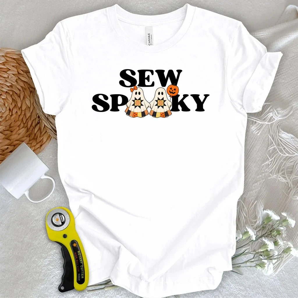 Sew Spooky Quilt Ghosts T-shirt