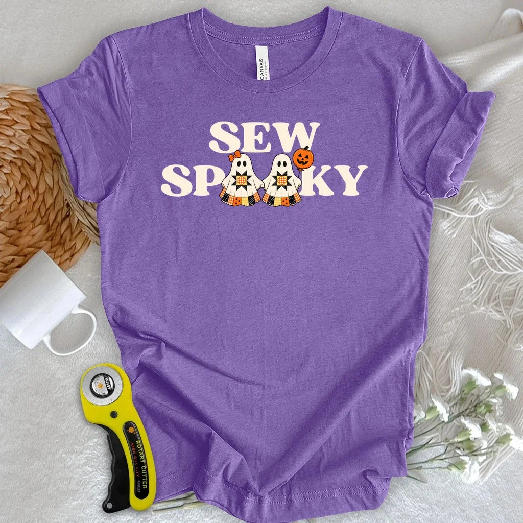 Sew Spooky Quilt Ghosts T-shirt