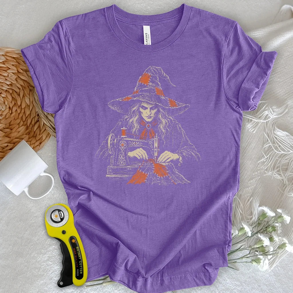 Midnight Quilt Witch T-shirt