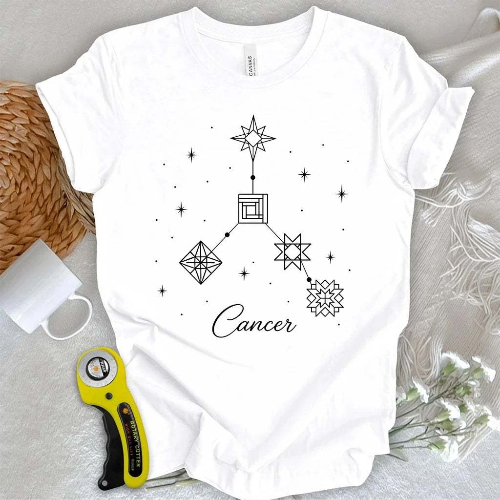 Cancer Zodiac Constellation T-shirt