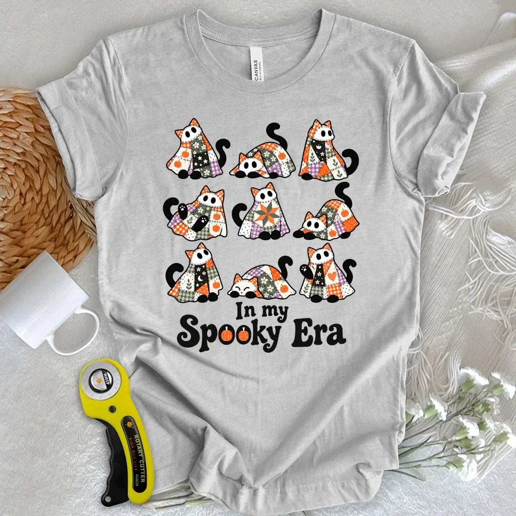 Spooky Stitch Cats T-shirt