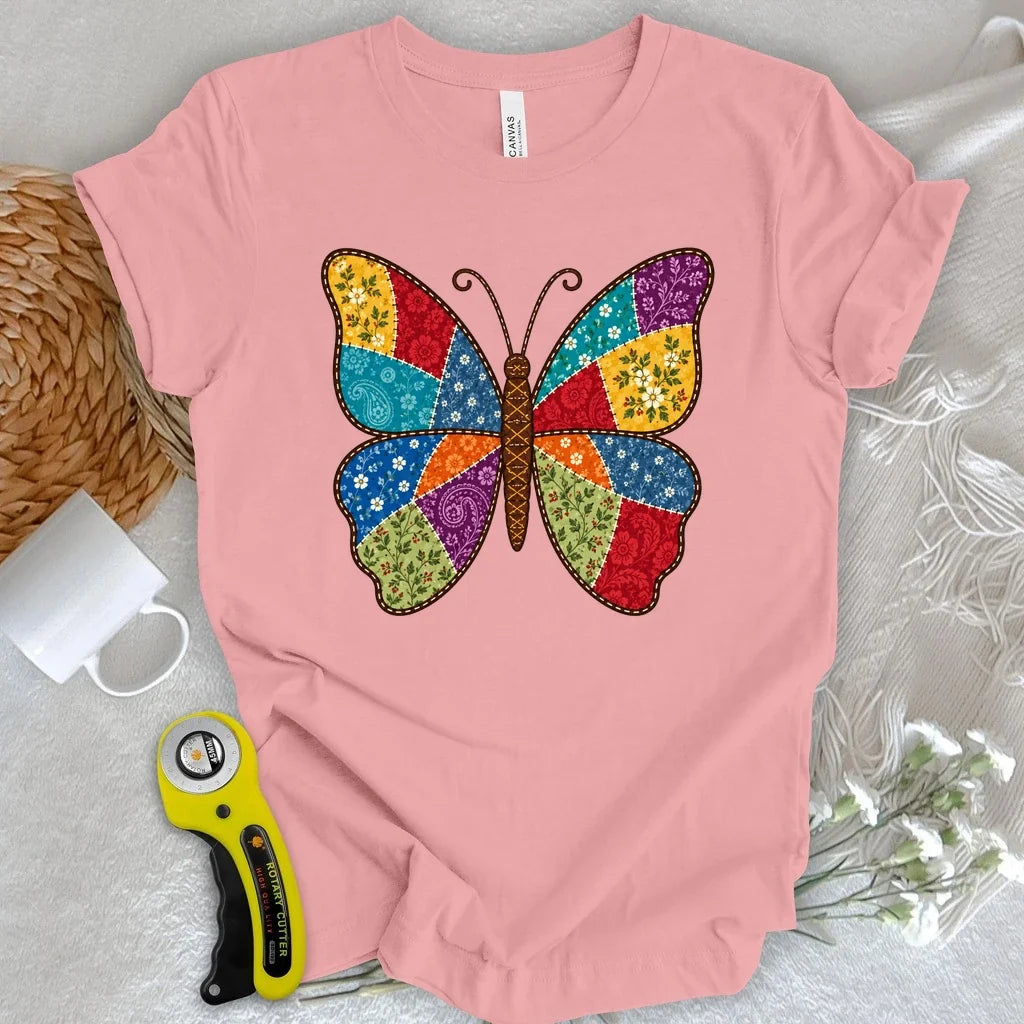 Coat of Many Colors Butterfly T-shirt