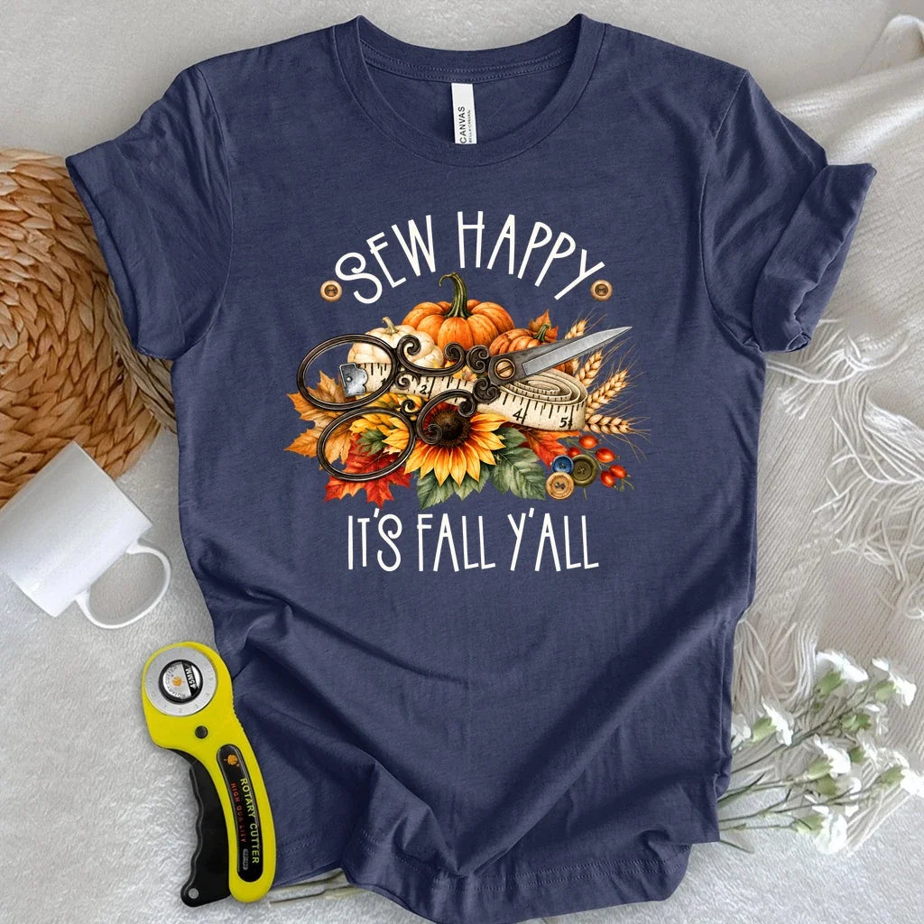 Sew Happy Fall T-shirt