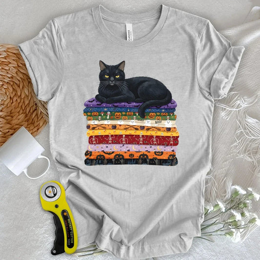 Black Cat Fabric Stash T-shirt