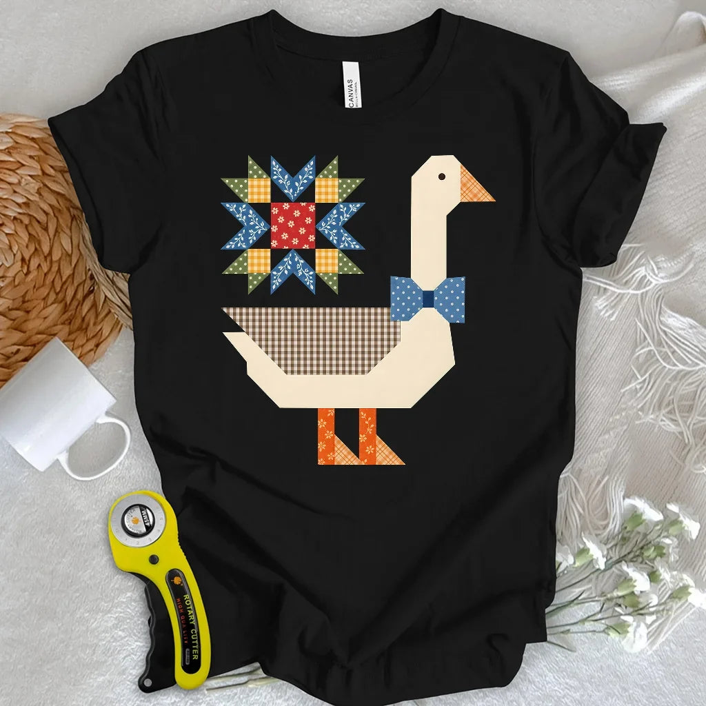 Patchwork Goose T-shirt