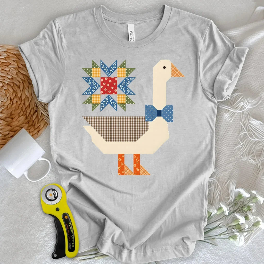 Patchwork Goose T-shirt