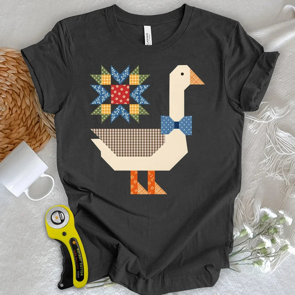 Patchwork Goose T-shirt
