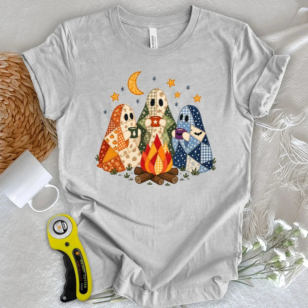 Quilted Ghost Gathering T-shirt