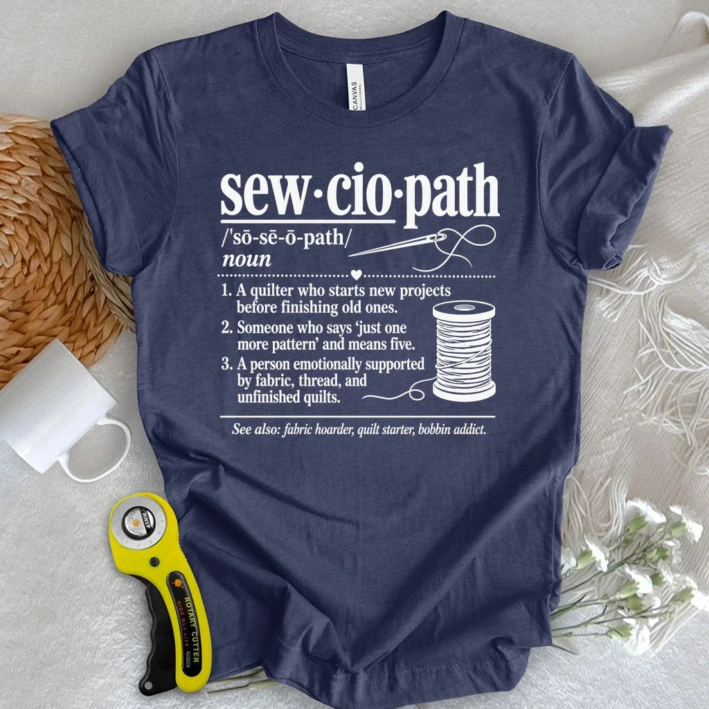 Sewciopath Vocabulary T-shirt