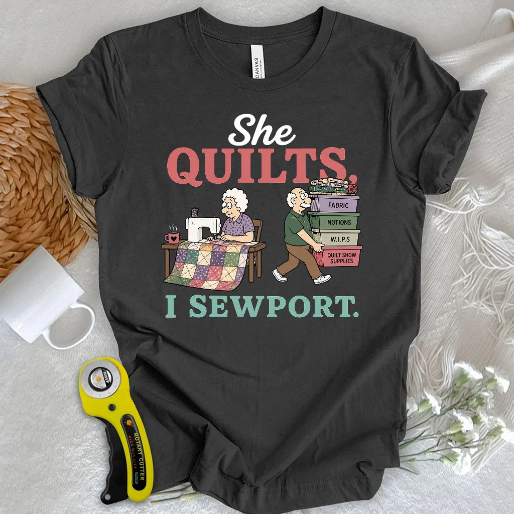 Proud Quilt Husband T-shirt