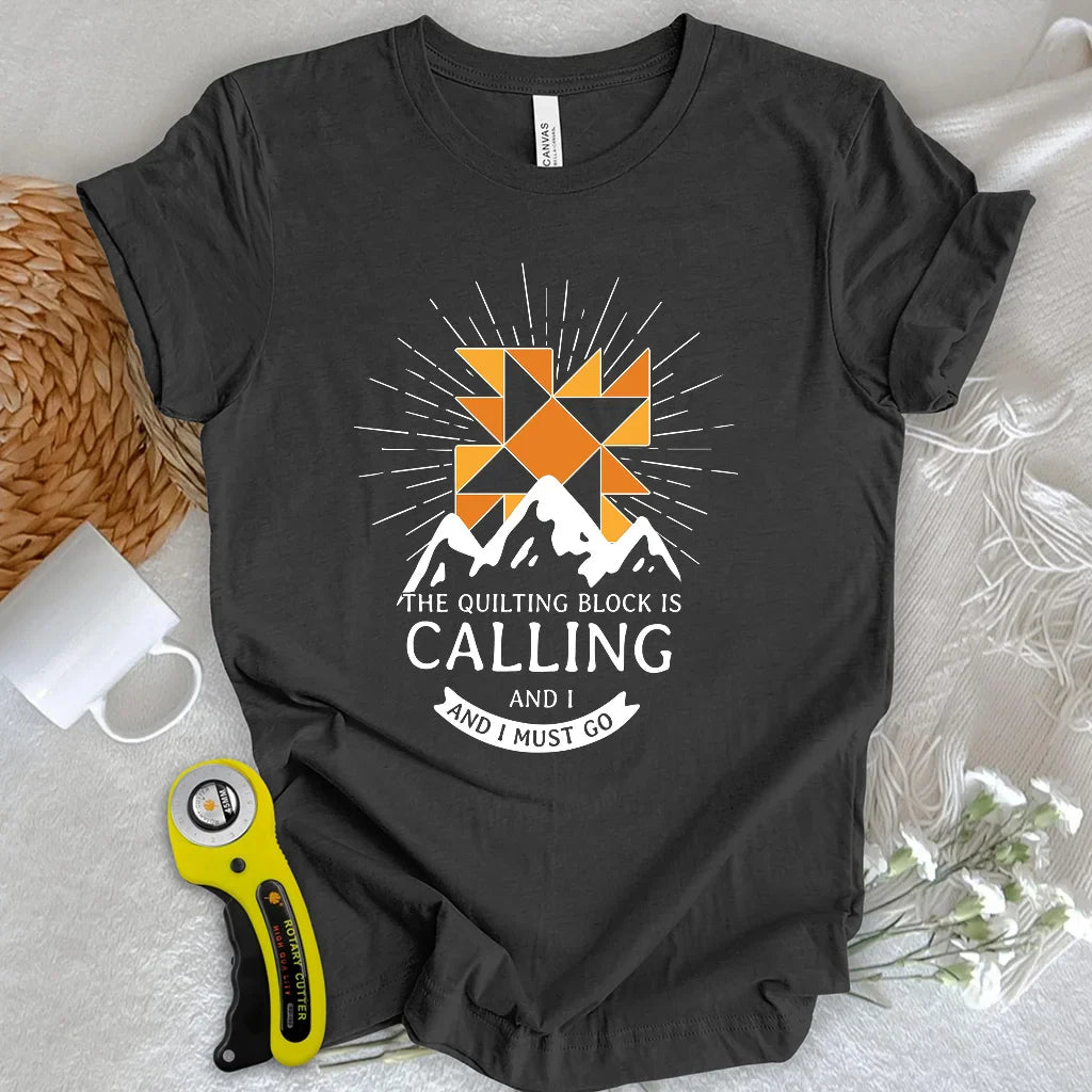 Quilt Block Calling T-shirt