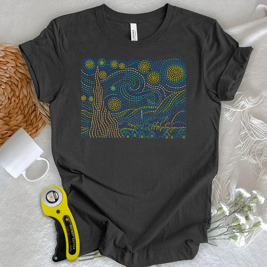 Stitched Starry Night T-shirt