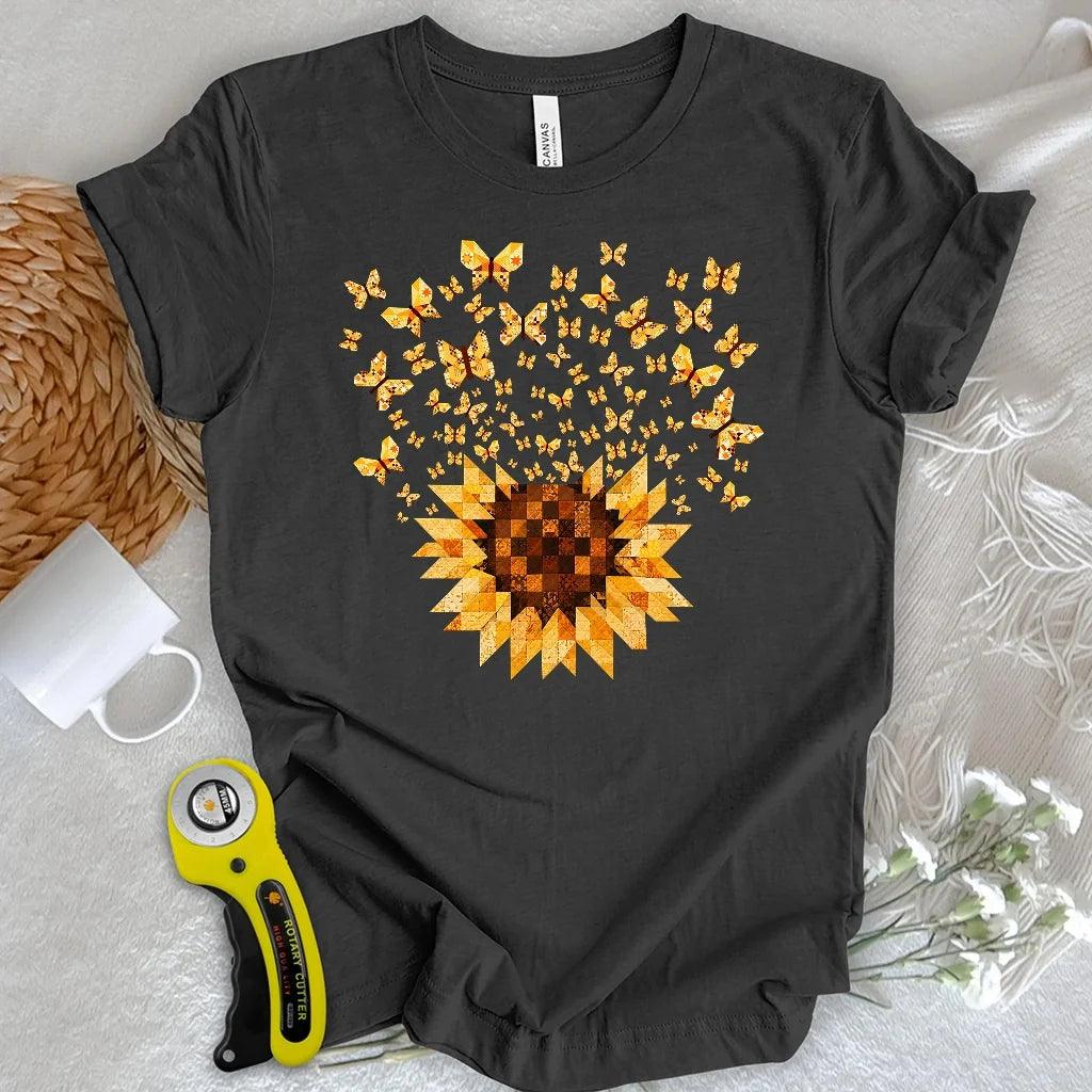 Sunflower Magic Quilt Bloom T-shirt