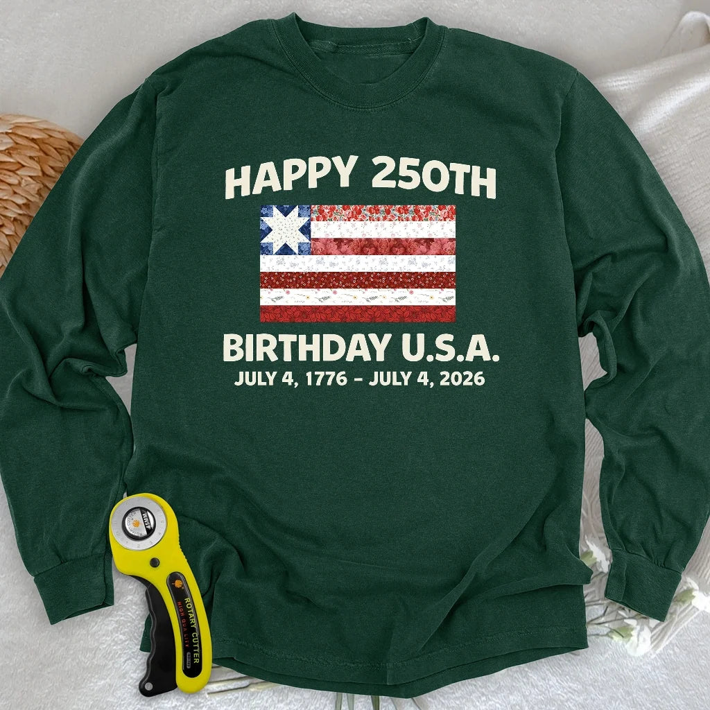 250 Years Pieced with Pride Long Sleeve T-shirt