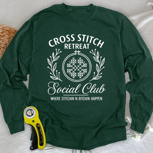 Cross Stitch Retreat Long Sleeve T-shirt
