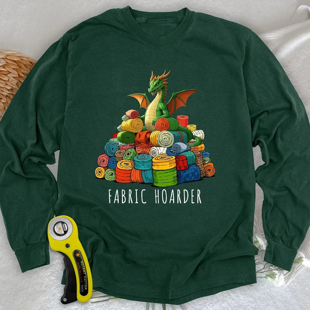 Dragon Fabric Hoarder Long Sleeve T-shirt