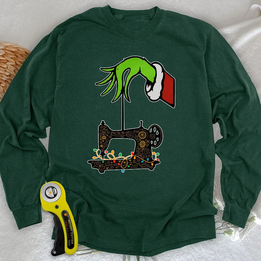 Grinch Stole Stitches Long Sleeve T-shirt