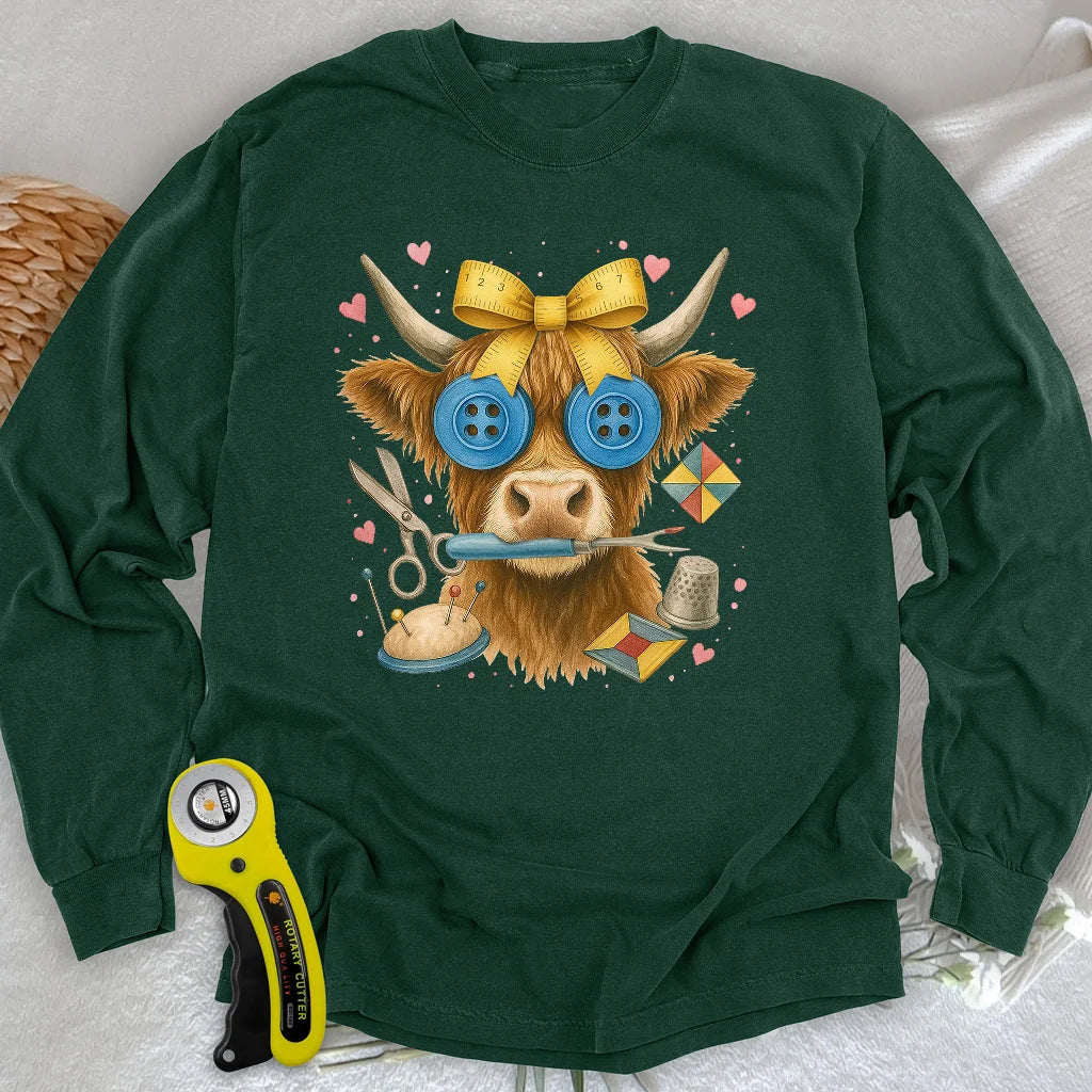 Highland Cow Long Sleeve T-shirt