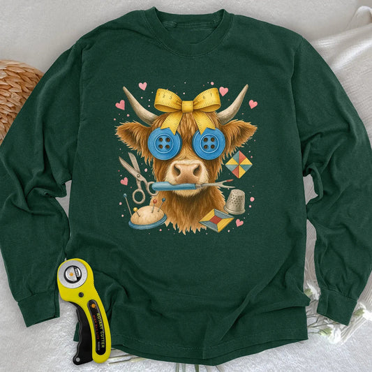 Highland Cow Long Sleeve T-shirt