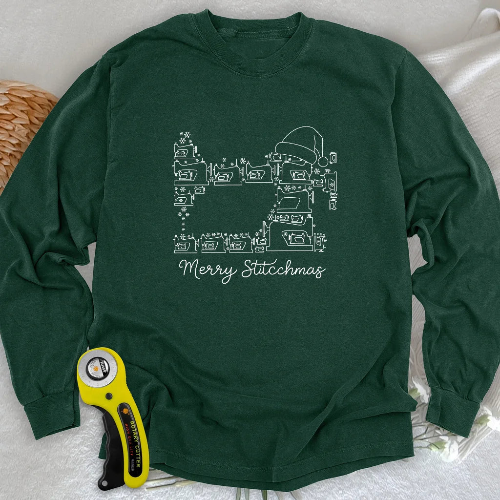 Merry Stitchmas Long Sleeve T-shirt