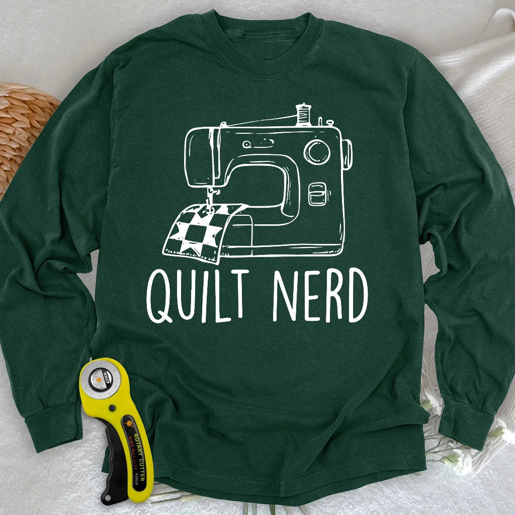 Quilt Nerd Long Sleeve T-shirt