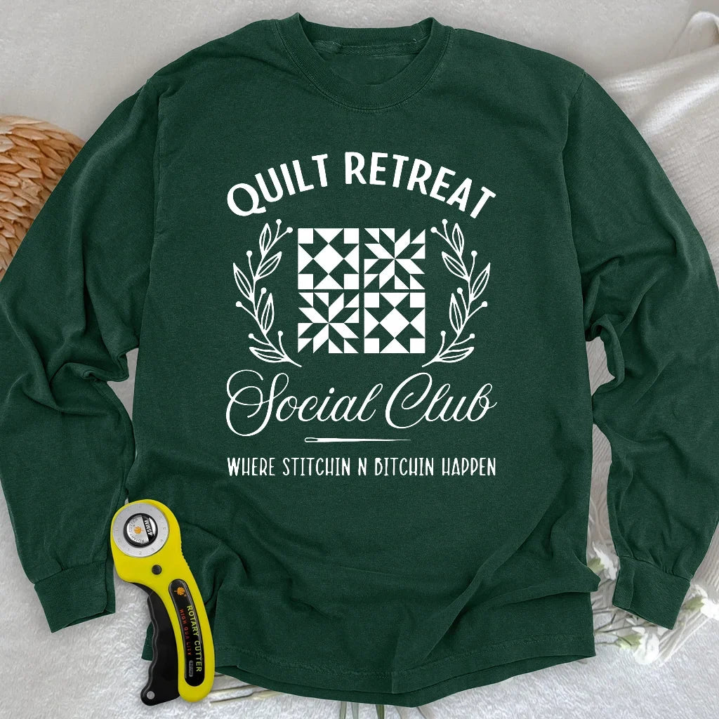Quilt Retreat Long Sleeve T-shirt