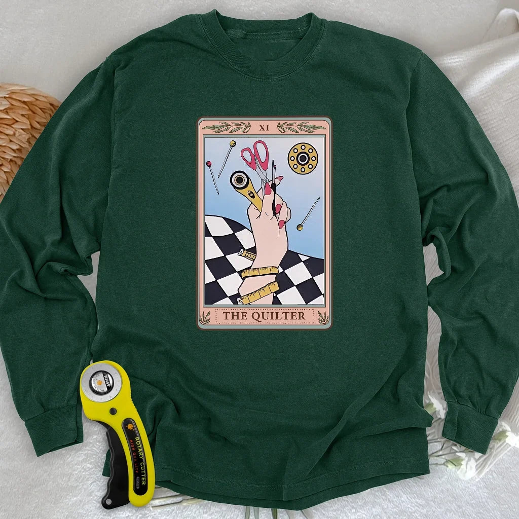 Quilter Tarot Long Sleeve T-shirt