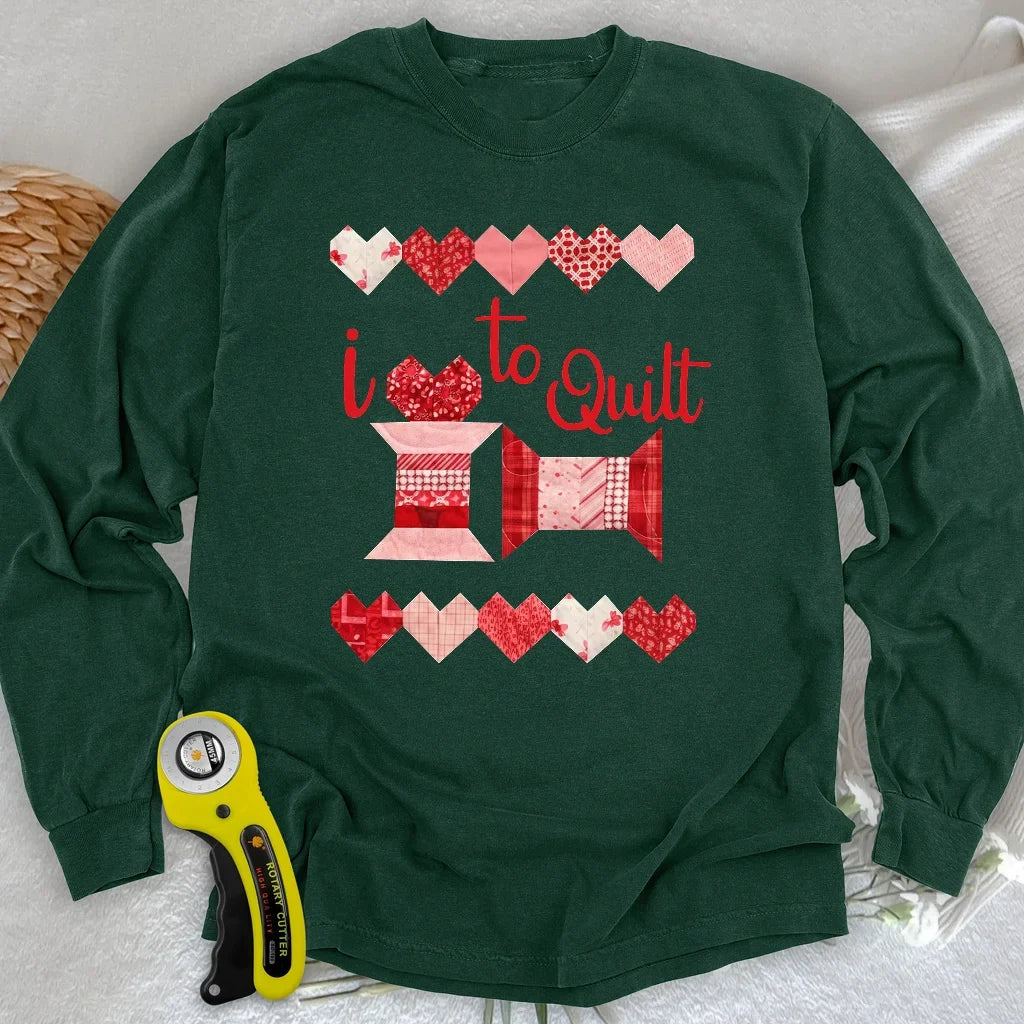 Quilting Love Long Sleeve T-shirt