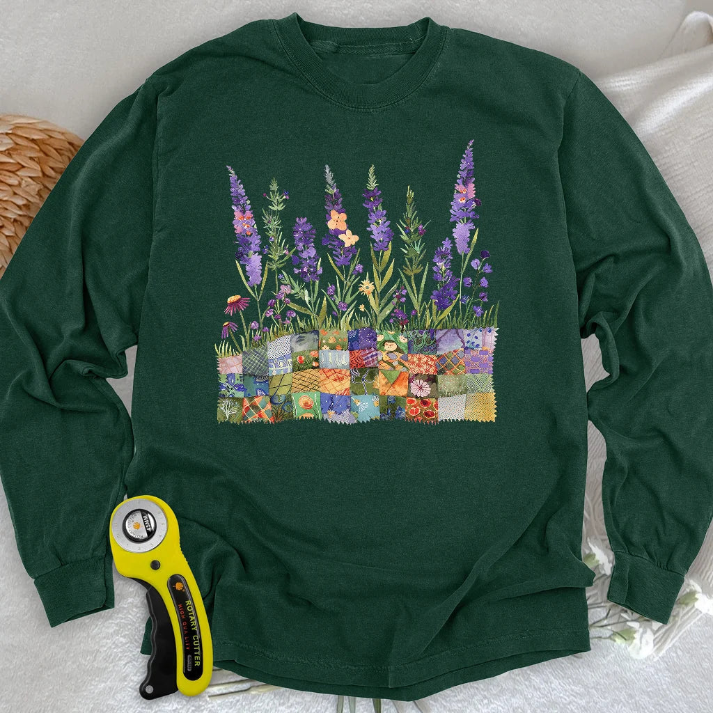 Quilting field Long Sleeve T-shirt