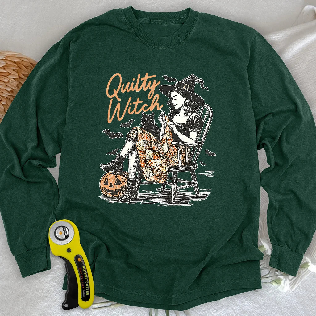 Quilty Witch Long Sleeve T-shirt