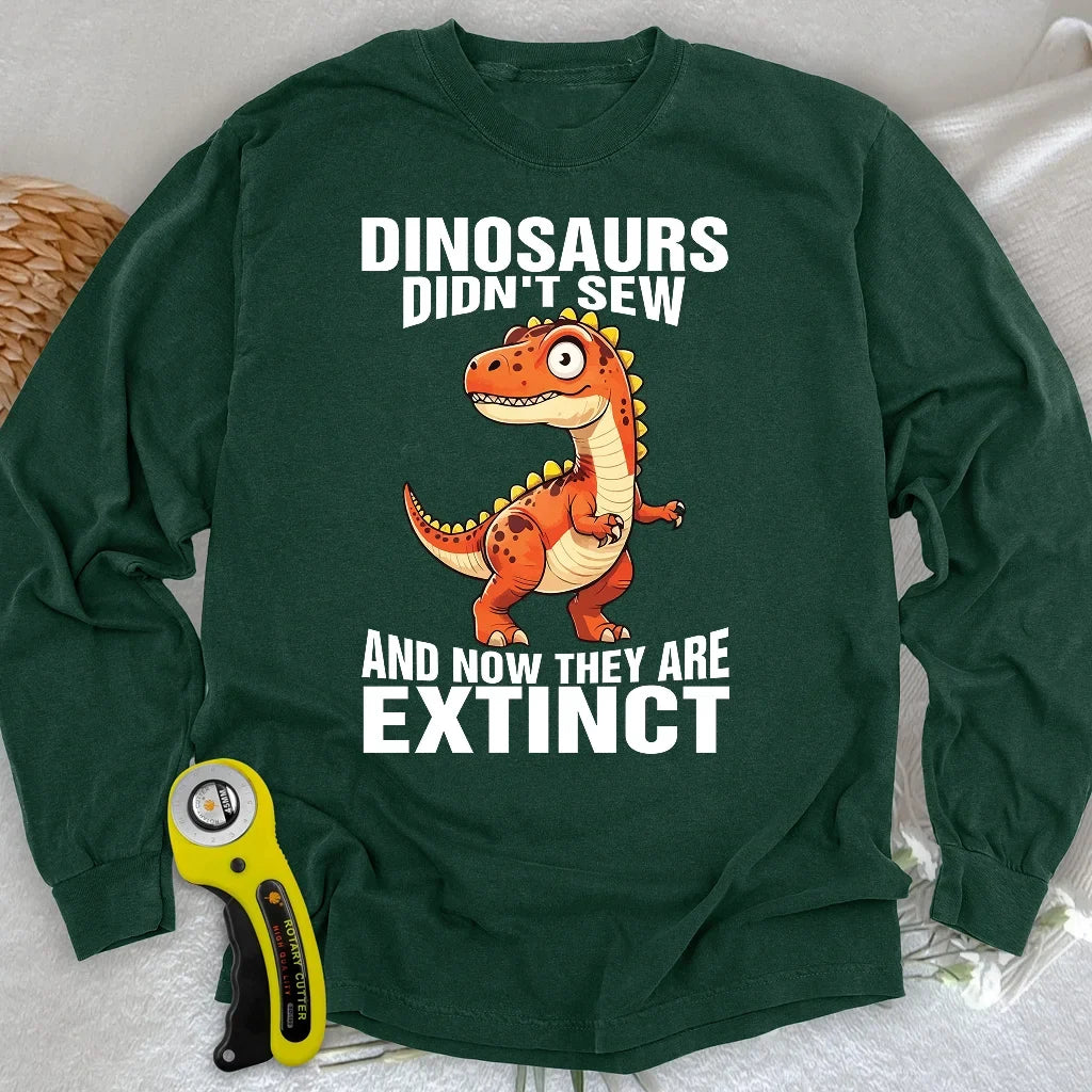 Sewing Extinction Long Sleeve T-shirt