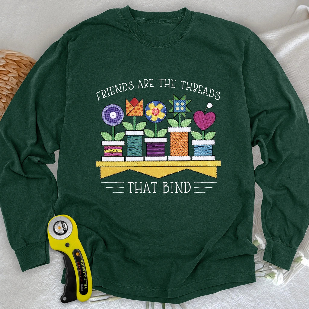 Spool Flowers Long Sleeve T-shirt