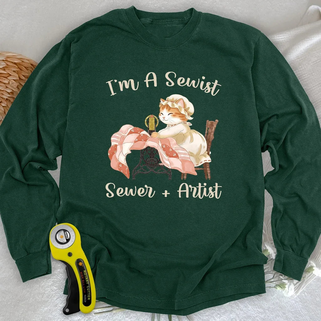 Stitching Serenity Long Sleeve T-shirt