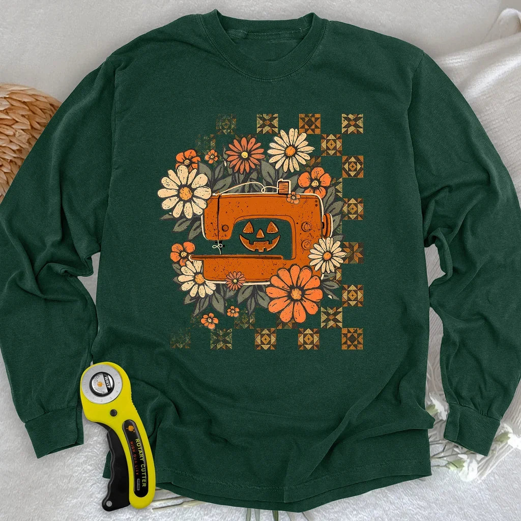 The Jack-o’-Quilter Long Sleeve T-shirt