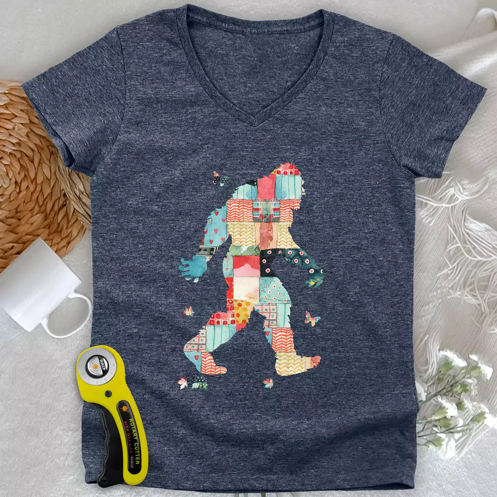 Bigfoot Lady V-neck