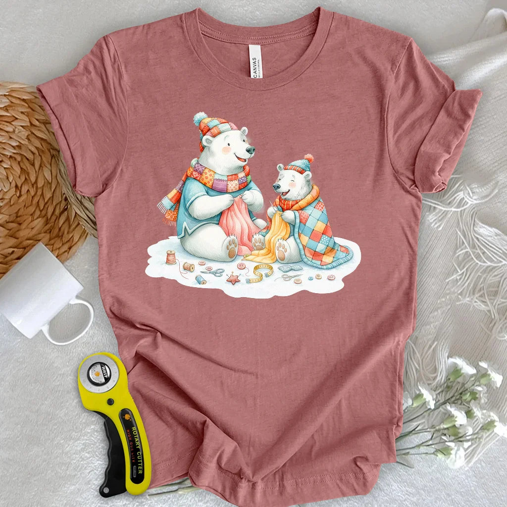 Beary Quilt Time T-shirt